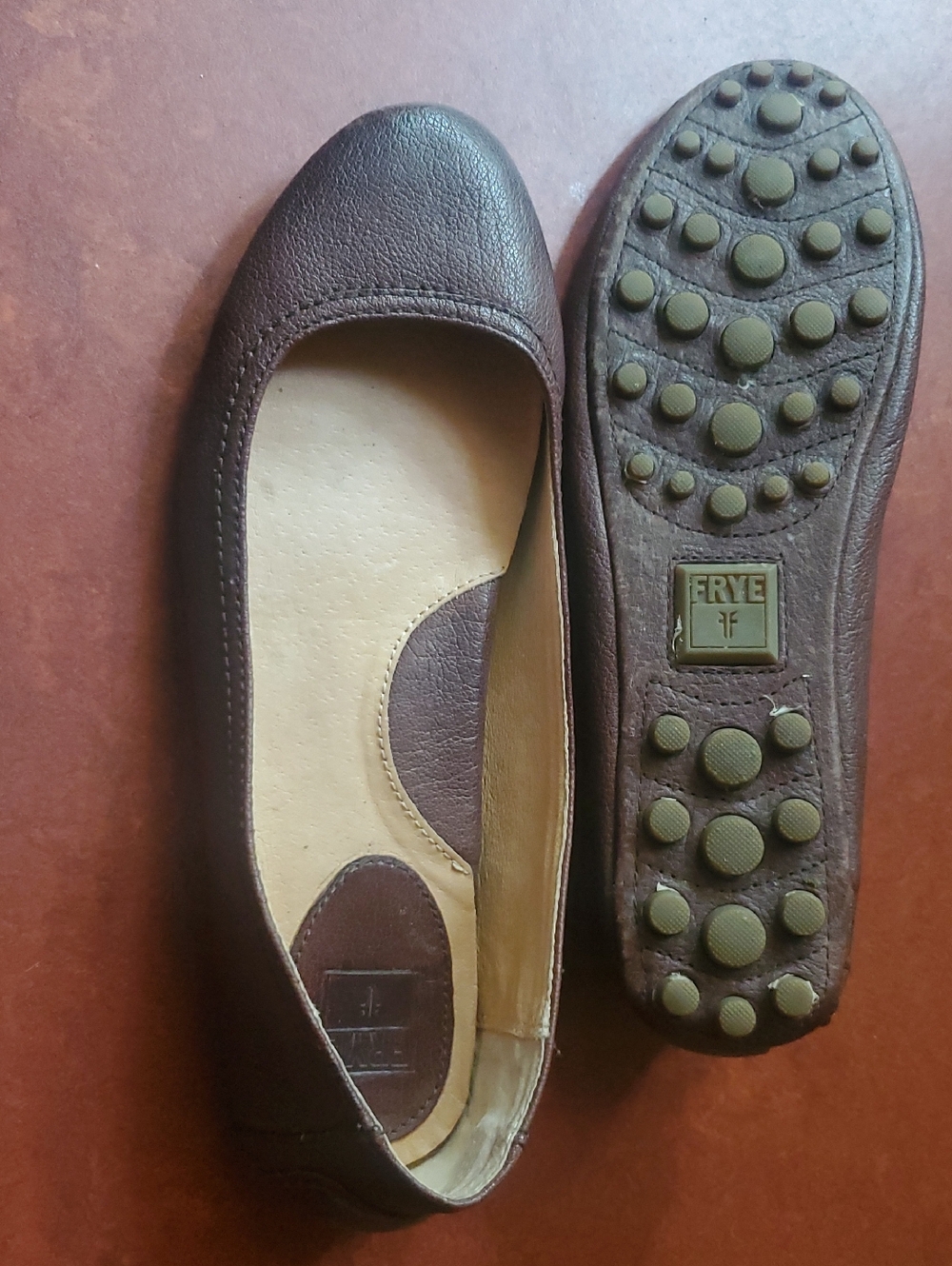 Frye drivers, "Cassie" ballet model